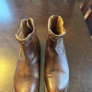 BED|STU Rich Brown Leather Boots